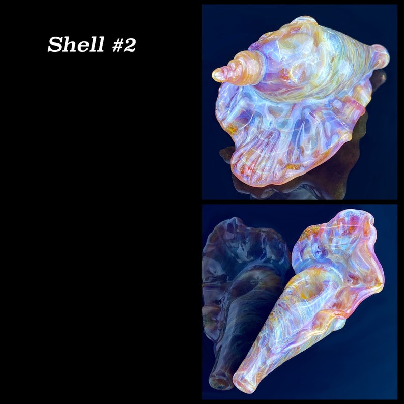 Seashell Pipe blown glass mermaid pipe Seashell mermaid pipe Etsy