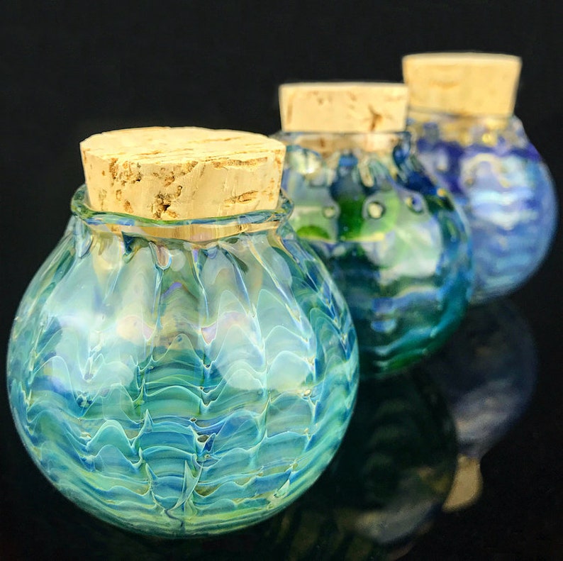 Blown Glass Stash Jars make unique Gifts for your Secret Stash Etsy