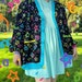 Roller Rink Carpet Cardi- 90s Arcade Carpet - Heavy Knit Sweater - Plus sized Cardigan - Sensory Friendly  - Oversized - Cute Cardigan