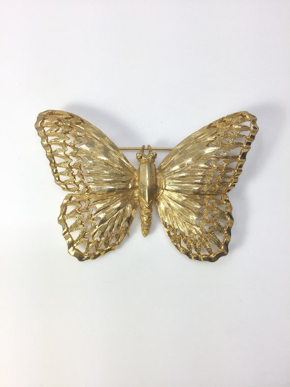 Huge butterfly brooch