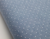Spots Chambray Denim - 100 Cotton, suitable for craft, bag-making and clothing