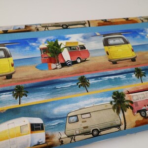 Camper Vans 100% cotone, sartoria, quilting, materiale artigianale, cucito