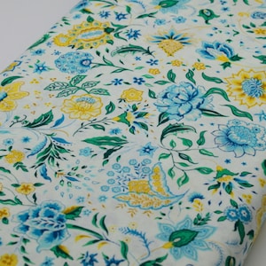 LIBERTY Cotton Patchwork Fabric - The Artist&#39;s Home Collection Melow Meadow for fashion, patchwork, quilt and craft
