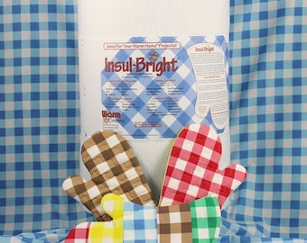 Relleno aislante térmico brillante, ideal para manteles individuales, guantes de cocina, fundas para tablas de planchar y mucho más. Ancho: 55 cm, 22".