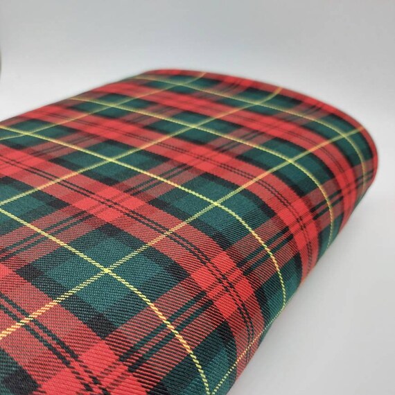 Margaret Rose Tartan Matching Thread. Tartan Fabric by the Yard