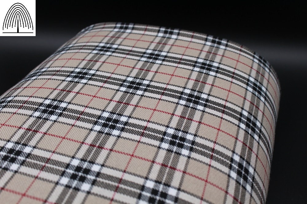 Caramel Thompson Tartan, Polyviscose, suitable for decoration and clo…
