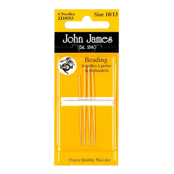 John James English Beading Needles Size 12 41433 Bulk Pack 25 Sewing Craft L4320