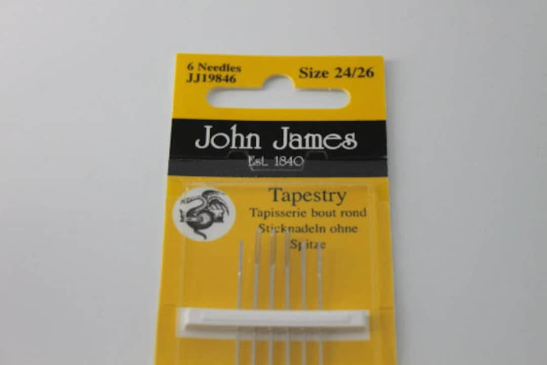 Size 22/24/26 - Twin Pointed Quick Stitch Tapestry Hand Needles