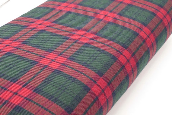 Polyviscose tartan deals