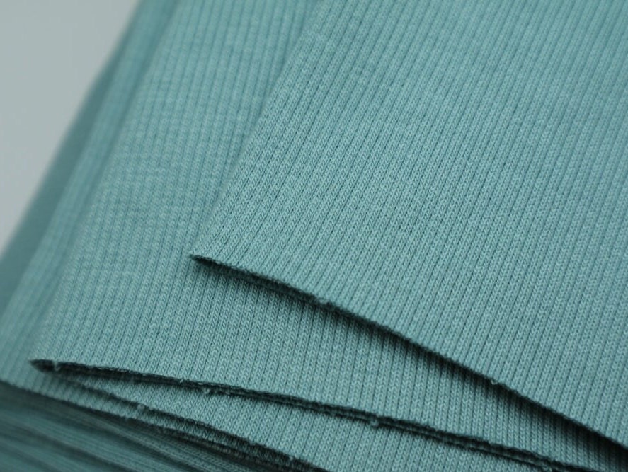 Solid Teal Green 4 Way Stretch 10 oz Cotton Lycra Jersey Knit Fabric