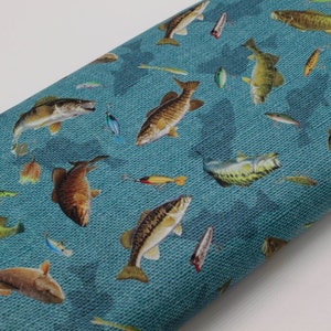 Trout Fishing Fabric -  UK