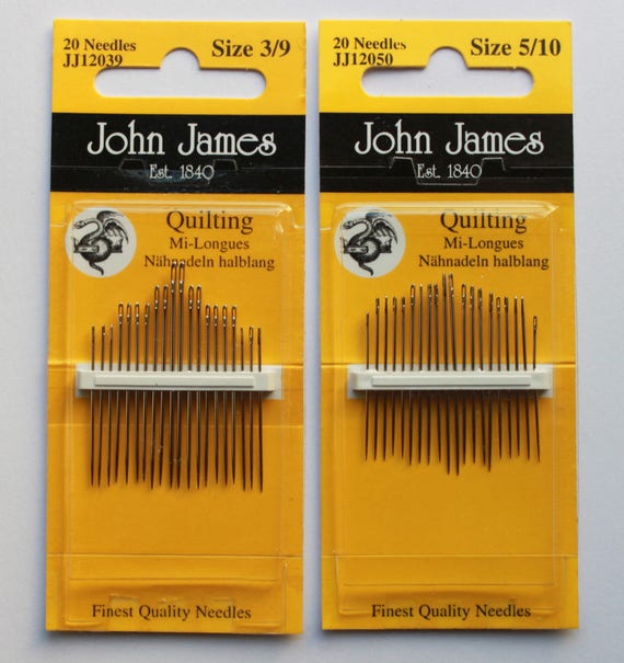 Size 3//9 Sewing Hand Vintage Golden Fleece Needles Betweens Lot of 5 packs