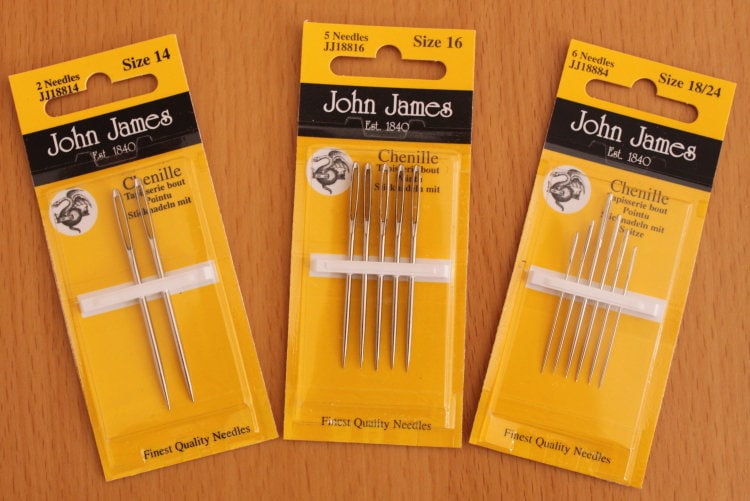 2 Pack Large Eye Needles