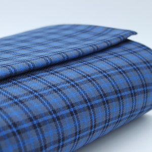Bedford Check Tartan Fabric + matching thread. Tartan fabric by the yard.