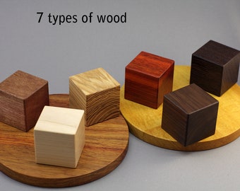 Wooden engagement ring box for proposals. Luxury ring bearer box for wedding. Custom wood ring case.