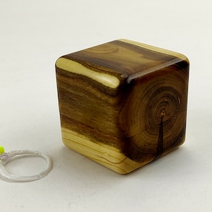 Luxury proposal ring box . Wooden engagement ring box from solid apricot wood. Unique ring bearer box for wedding of wood.
