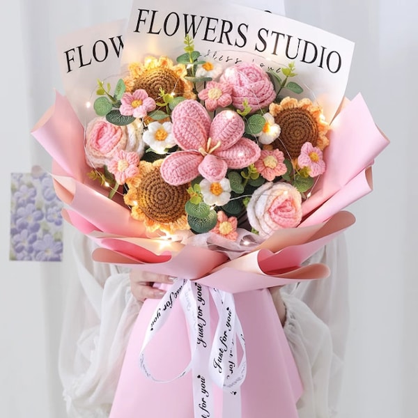 Crochet Bouquet Etsy UK