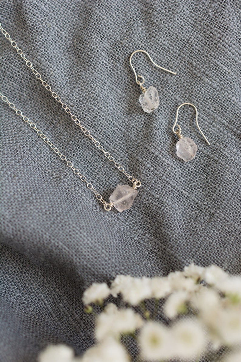 rose quartz pendant raw rose quartz pendant raw