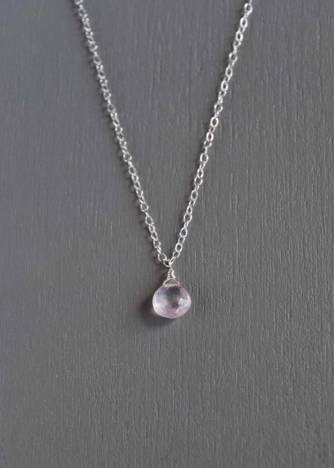 Blush Pink Jewellery Gift rose quartz jewelry set pink Etsy