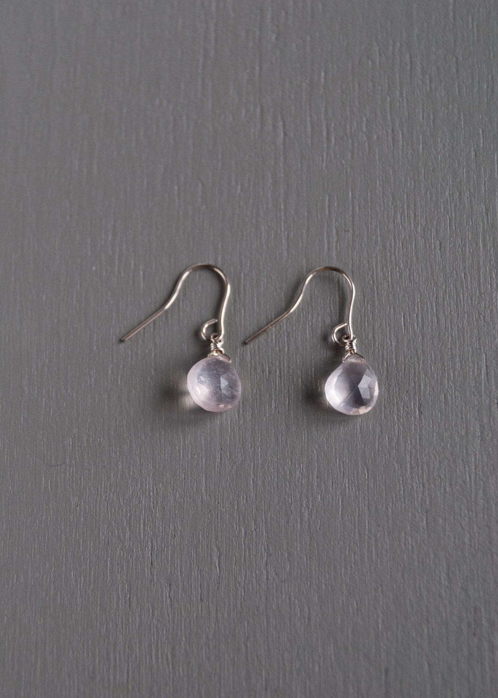 Blush Pink Jewellery Gift Rose Quartz Jewelry Set Pink Etsy