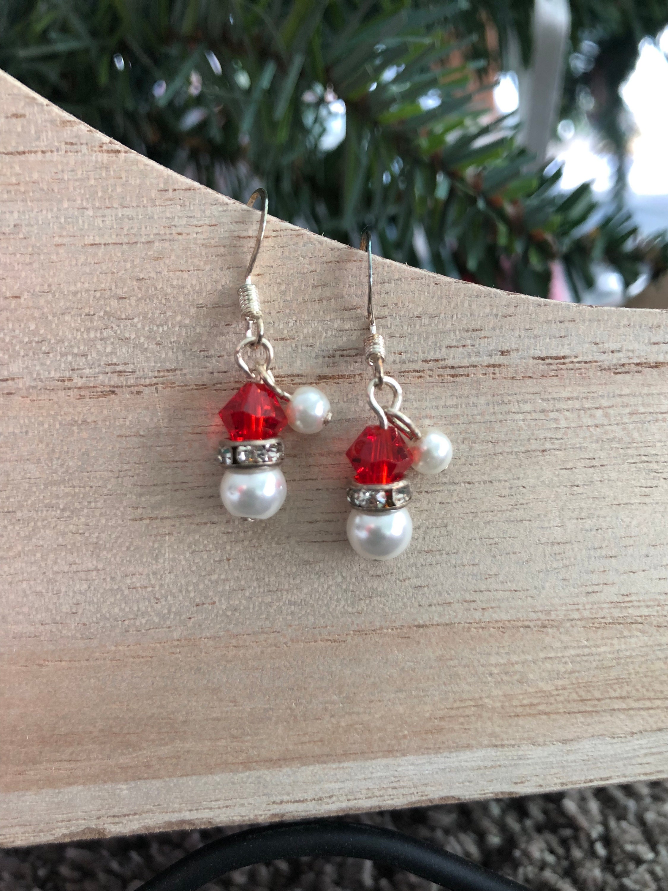 Santa Earrings Santa Hat Earrings Christmas Earrings Etsy Canada