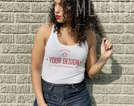 Next Level Mockup Next Level Ideal Tank Mockup