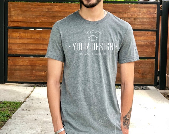 3001 Mockup Bella Canvas 3001 Mockup Deep