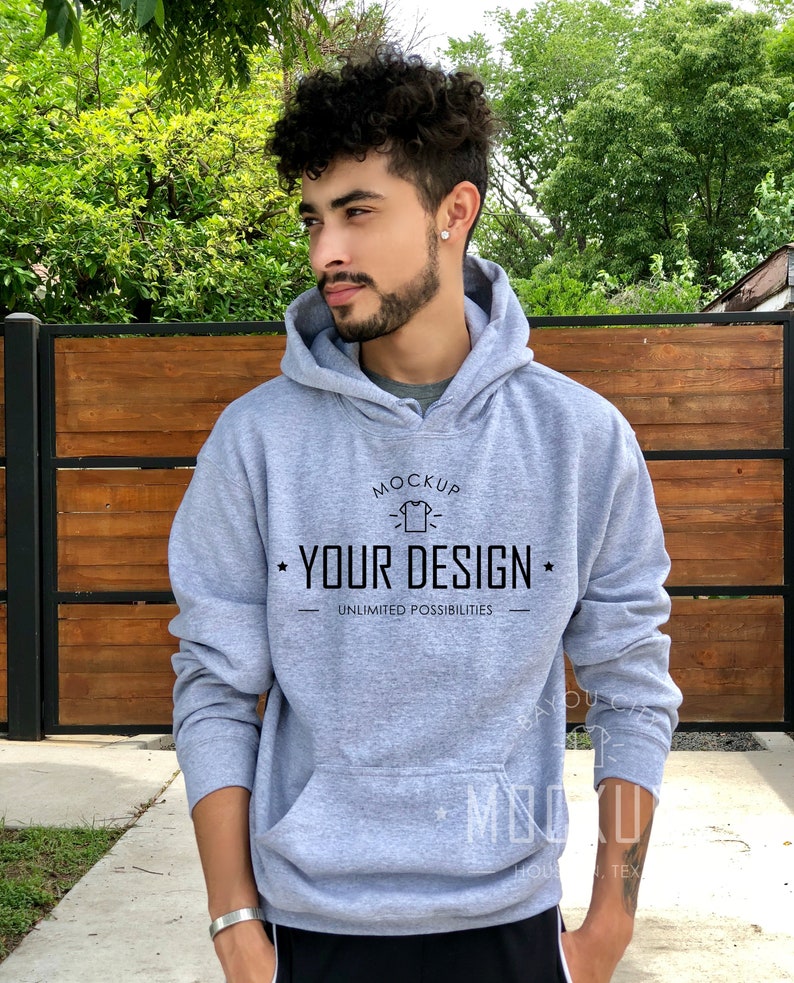 Download Sport Grey Hoodie Mock-up Gildan Hoodie Mock-up Sport Grey ...