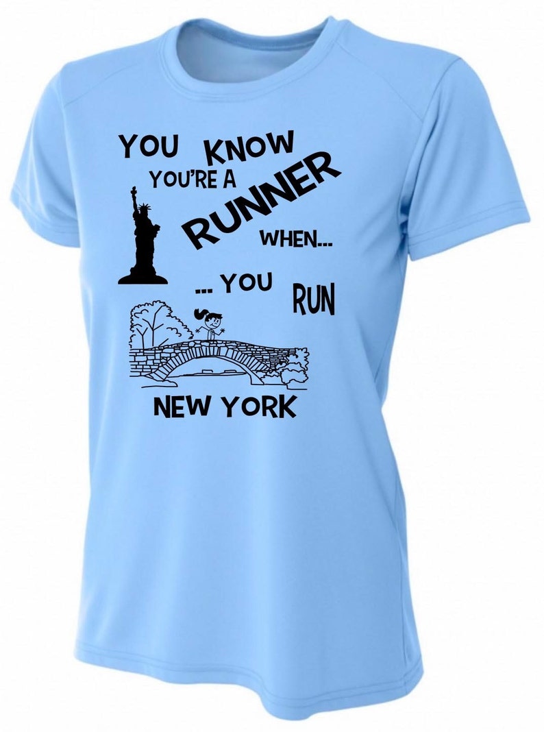 Run New York Shirt New York Marathon Shirt NYC Running Etsy