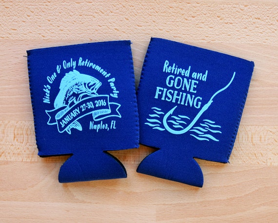 12oz Neoprene Can Koozie  Custom Fishing Tournament Accessories – Salty®  Printing