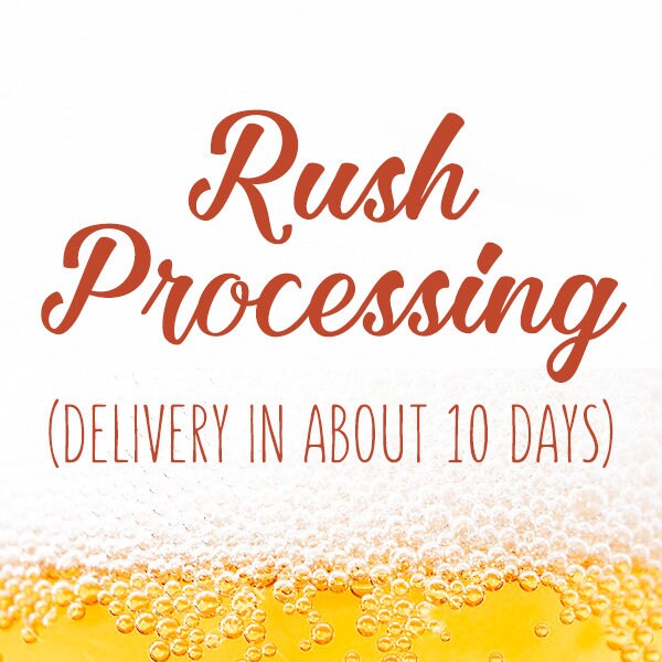Rush Processing on Custom Can Coolers
