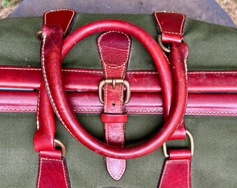 Holland Brothers, Canvas and Leather Doctors/gladstone/duffle Bag