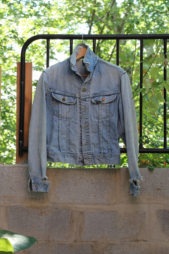 70's Lee Rider Denim Jean Jacket - image 1