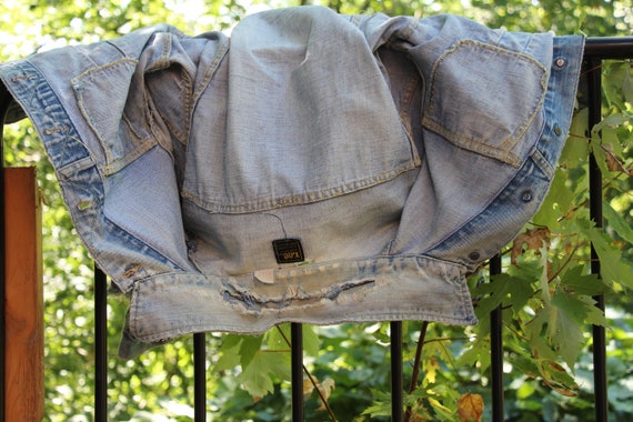 70's Lee Rider Denim Jean Jacket - image 8