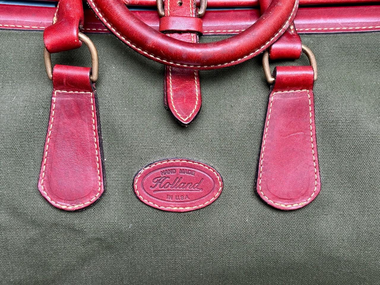 Holland Brothers, Canvas and Leather Doctors/gladstone/duffle Bag 
