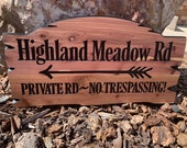Custom Wood Signs Personalized Outdoor Welcome Sign Rustic Cedar Camp Sign Address House Numbers Bears Pine Trees Family Name