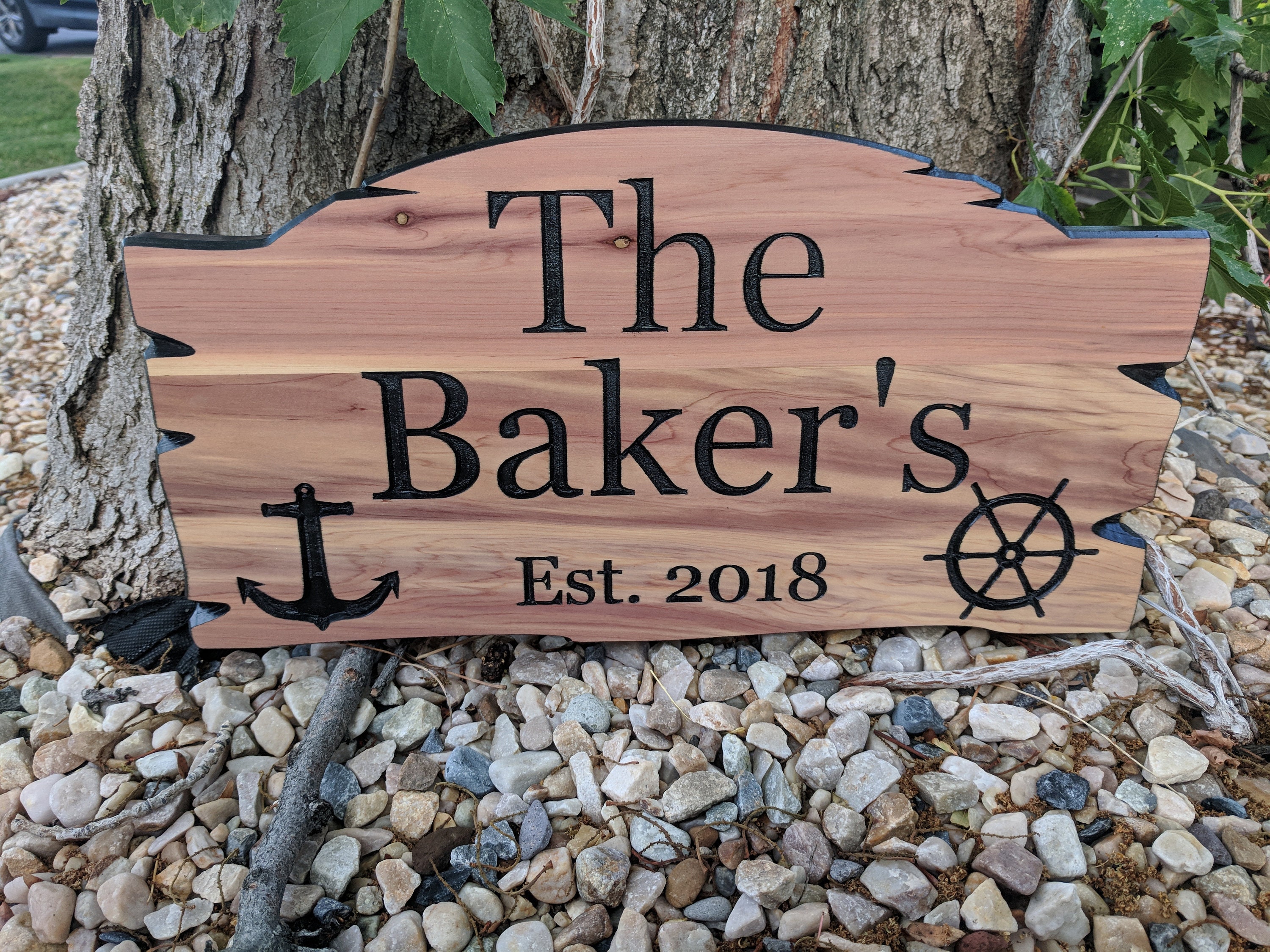 Custom Wood Signs For Outdoors Beach House Decor Lake House Etsy