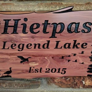Custom Wood Signs Personalized Wood Signs Outdoor Wall Hangings Carved Family Name Sign Cabin Signs Farm House Rustic Home Decor Ducks 109