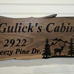 Custom Wood Sign Family Name Sign Rustic Home Decor Welcome Sign ...