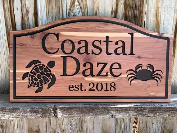 Custom Wood Signs for Outdoors Beach House Decor Lake House
