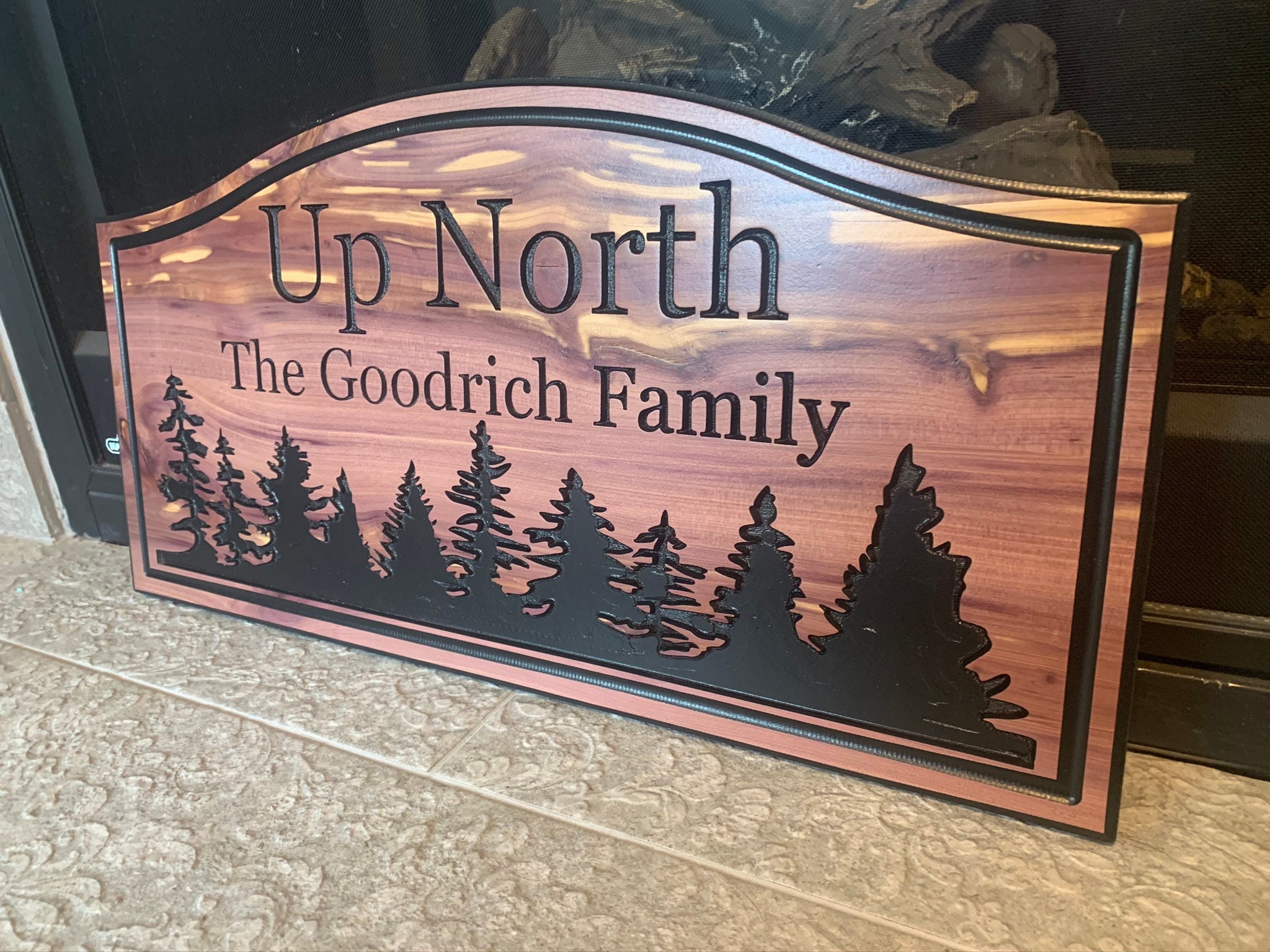 Custom Outdoor Wood Sign Personalized Farmhouse Decor Etsy