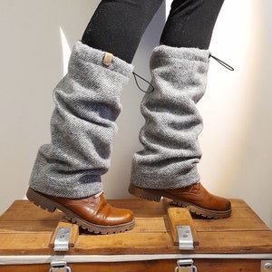 Wool leg warmers