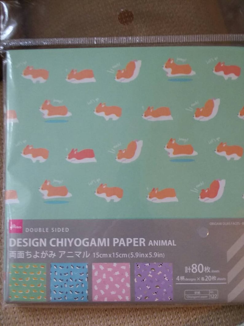 Lot of Daiso Japan Origami Paper 5 Packs 138 pcs New Etsy