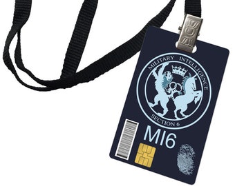 MI6 Mission Impossible Novelty ID Badge Prop Costume 0077