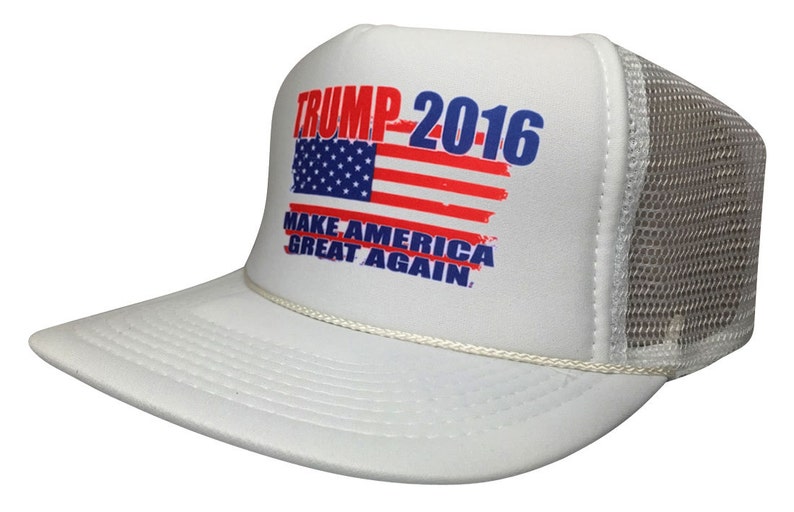 New Retro Trump 2016 Make America Great Again Political Cap Trucker