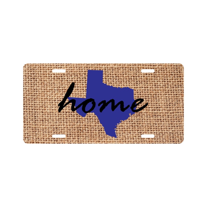 Home Texas License Plate Funny State Novelty Tag Etsy