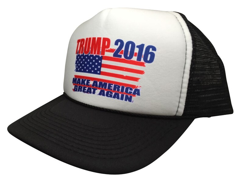 New Retro Trump 2016 Make America Great Again Political Cap Trucker