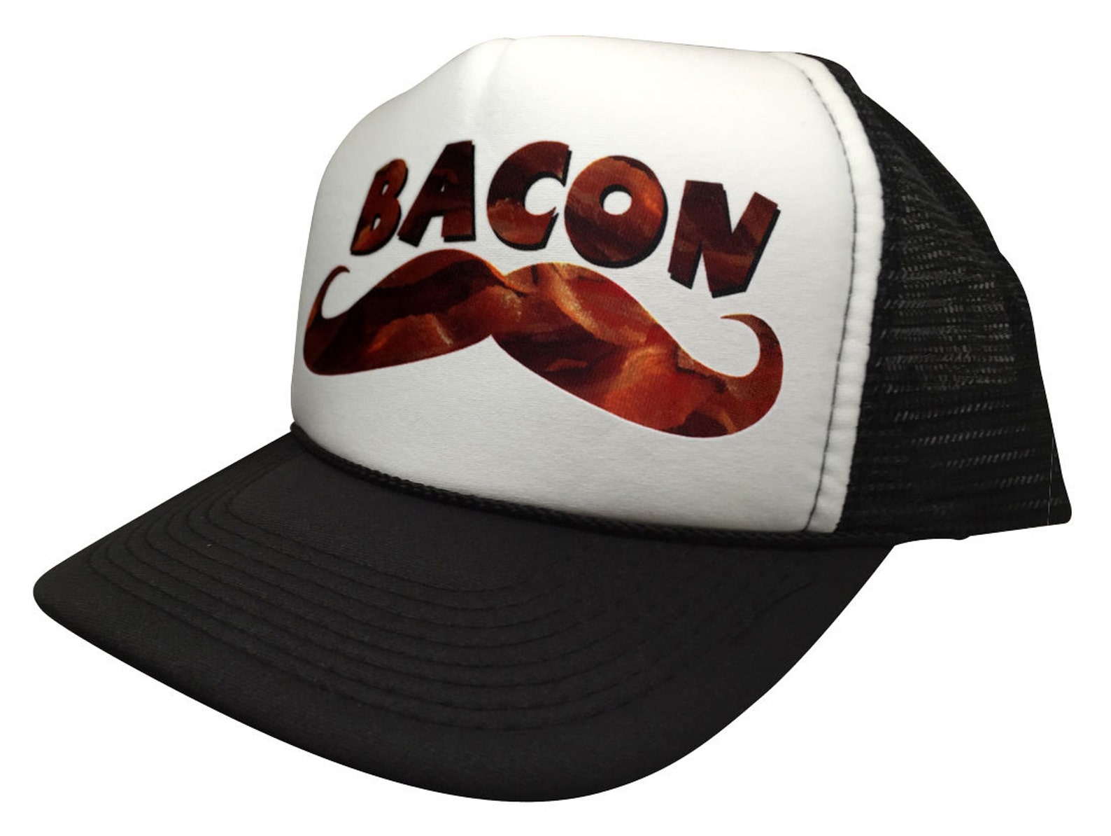 Brand New Bacon Funny Trucker Hat BBQ Vintage Mesh Cap Etsy.de