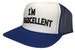 The Regular Show Funny I'm Eggscellent Snap back Hat Cap Curved Bill 