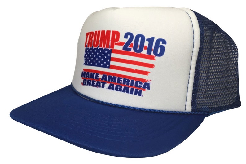 New Retro Trump 2016 Make America Great Again Political Cap Trucker